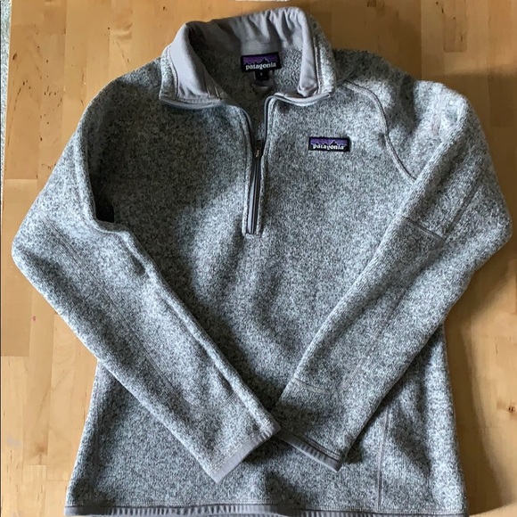 Patagonia Sweaters - Patagonia Better Sweater gray quarter zip